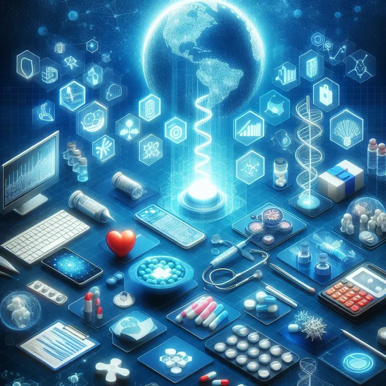 Illustration of Blockchain Applications in Healthcare